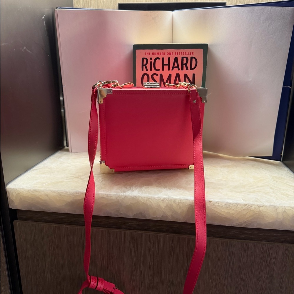 Aspinal of London Red Box Crossbody Bag - Women